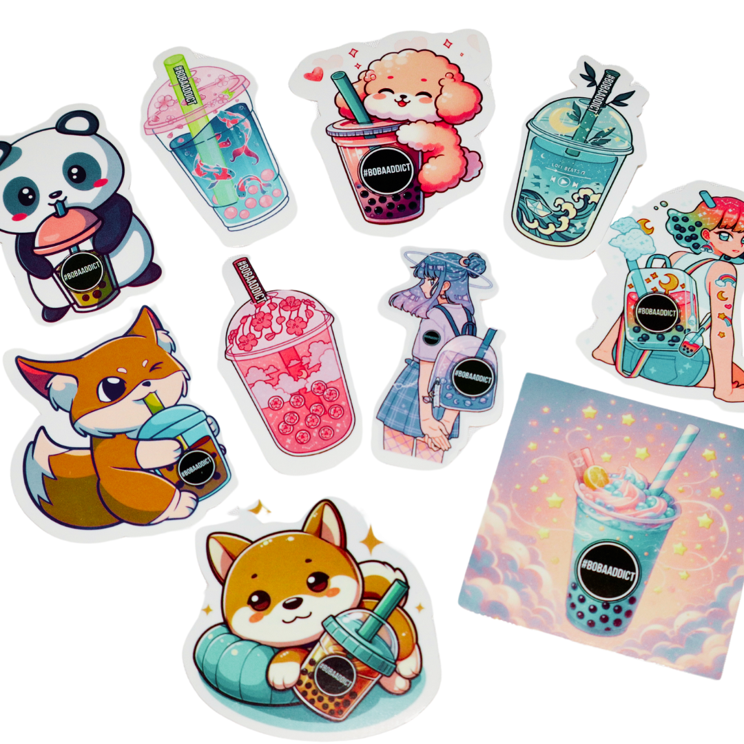 Sticker Pack Boba Addict